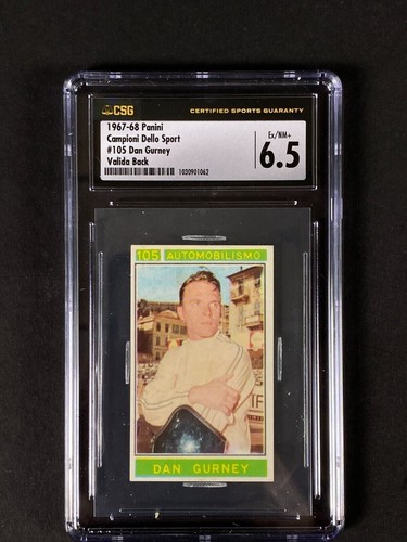 Panini Campioni Dello Sport 1967 - Jackie Stewart #95 - PSA 7 - Auto Racing