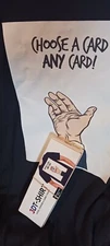 Card deck from shirt (shirt in LG.) never worn magic trick