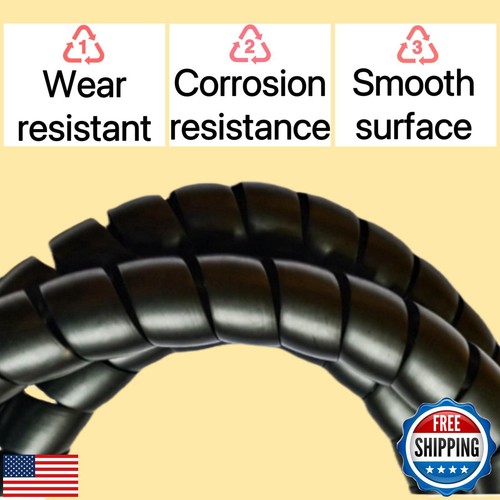 XIENLIU Spiral Wrap Hose Cable Protector Safe Spiral Pre Cut Spiral Wrap 1.25 - Picture 5 of 5