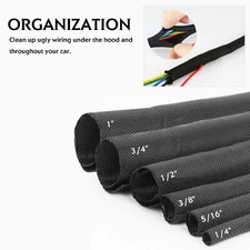 Split Sleeve Loom Tube Self Wrap Cable Sheathing Wire/Cord Protective Lot
