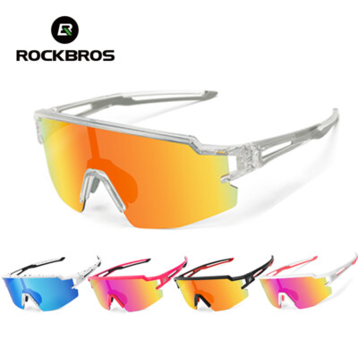 Occhiali Ciclismo Polarizzati Occhiali Da Ciclismo ROCKBROS Polarizzati UV400 - Montatura Intera, Lenti Colorate, Per Sport E Attività Outdoor Occhiali Da Sole Ciclismo ROCKBROS - Foto 4