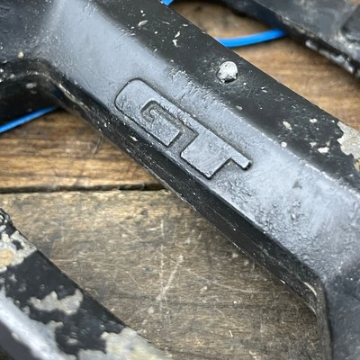Pédales BMX Old School GT PLATFORM Series - 1/2" - Pins Spike - Argent - Collector Et Rare