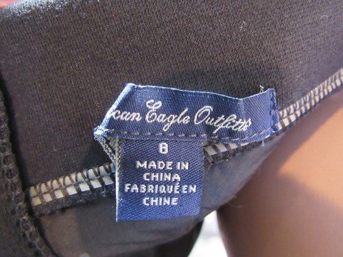 American Eagle Outfitters Black Textured Skirt Size 8 - Picture 7 of 7