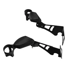 Passenger Armrests Arm Rest Drink Holder Fit For Harley Touring 1997-2013 Black