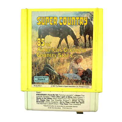 Easy Listening Folk Various 8-Track Tapes RD8-5695 Reader's Digest 1982 Untested
