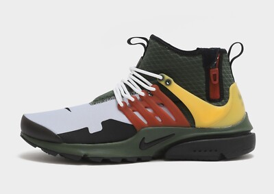 Nike Air Presto Mid Utility  ( Herren UK 8 EUR 42,5 ) Carbon Green / Black - Ghost