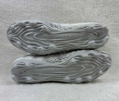 Under Armour TEAM Spotlight Clone 3.0 MC Men's 12.5 White Silver