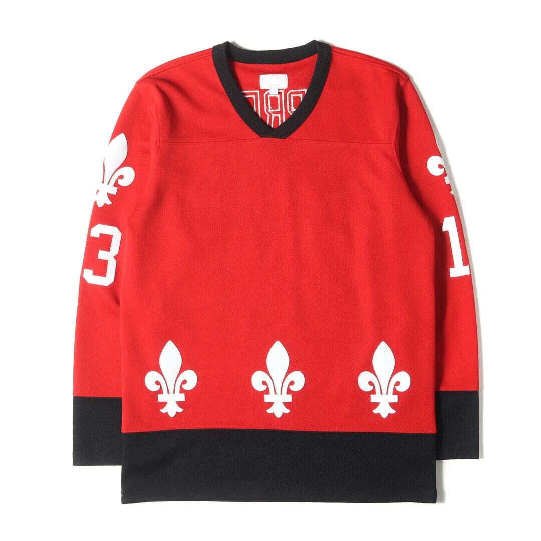 Supreme Size: S Fleur De Li Hockey Top (Fleur Top) Red Cut Supreme Size: S Fleur De Li Hockey Top (Fleur Top) Red Cut