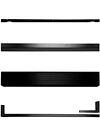 Pair Of Unique Home Designs Security Door Seal Kit 4 piece in Copper (dark)