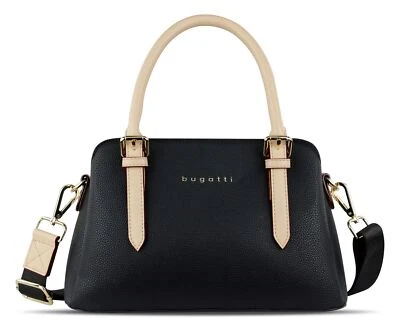 bugatti Ella Bowling Bag S Handtasche Umhängetasche Tasche Black schwarz Neu - Bild 1 von 4