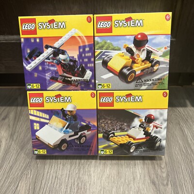 Lego Lot 4 Sealed Mini Sets 1246 1247 1250 1251 New Factory Sealed
