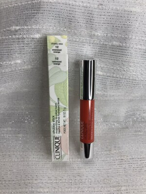 Clinique Chubby Stick Moisturizing Lip Colour Balm Shade 12 OVERSIZED ORANGE