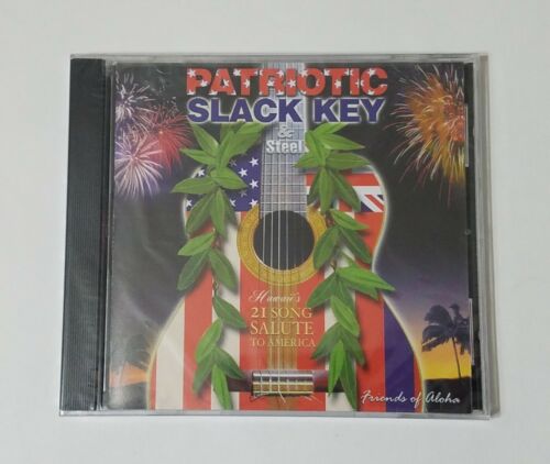 Patriotic Slack Key & Steel CD (Ono Records, 2003) HAWAII -- NEW! UPC PUNCHED - Afbeelding 1 van 3