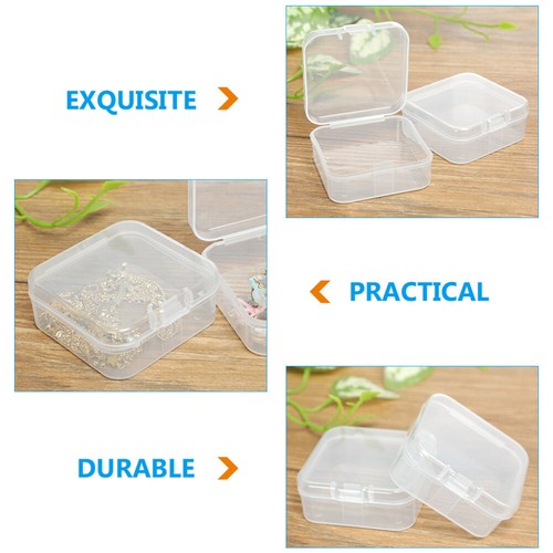 20Pcs Small Plastic Boxes with Lids Bead Organizers Small Storage Box Case UK - Picture 9 of 10