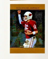 1998 SP Authentic Maximum Impact Titans Football Card JAKE PLUMMER