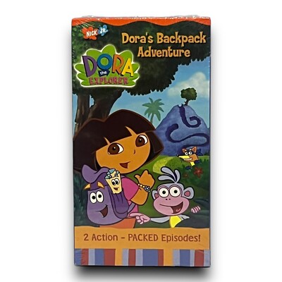 Nickelodeon Dora the Explorer Backpack Adventure VHS Video Tape