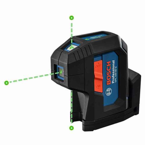 Bosch GPL 3 G Professional Green Beam 3 Point Laser Level - Picture 1 of 7