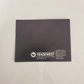 Super Off Road nes Manual Only, NES Nintendo