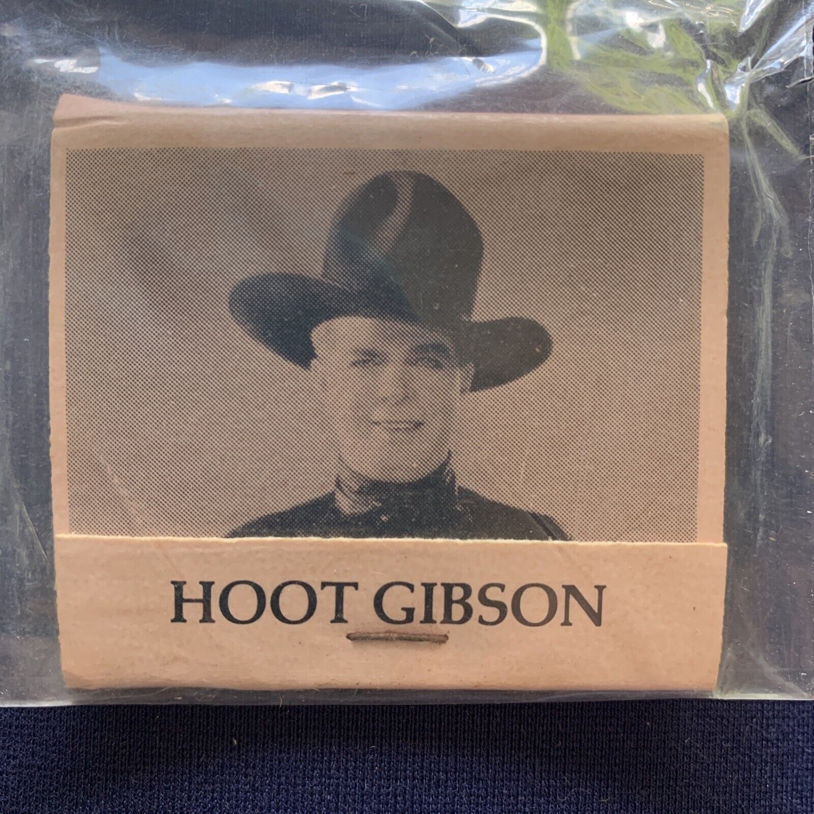 Hoot Gibson Western Fan Club Unstruck Pink Matchbook Cowboy Series 26 | eBay
