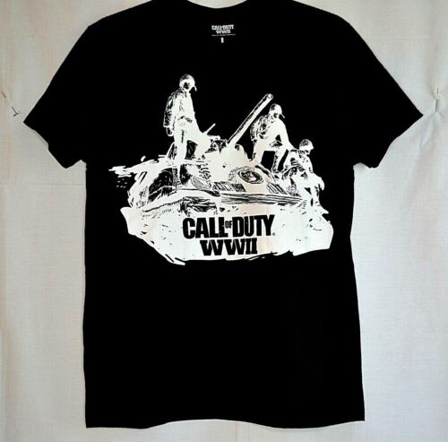 Call of Duty Zweiter Weltkrieg Videospiele/Xbox Play Station Herren schwarz T-Shirt Größe L - Bild 1 von 5