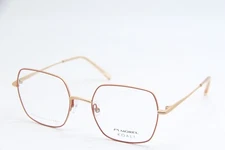 NEW MOREL KOALI 20076K PR03 GOLD RED AUTHENTIC EYEGLASSES 52-19