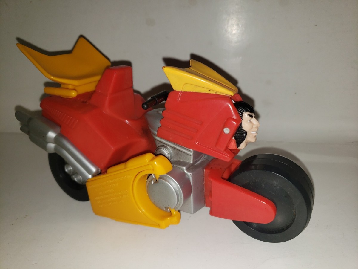 Vintage Marvel X-Men Wolverine MUTANT CYCLE Toy Biz 1991 Red
