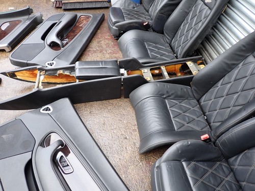 BENTLEY CONTINENTAL GT 2005 BLACK LEATHER COMPLETE SEATS SET - Picture 24 of 24