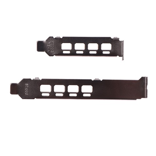 Low/High Profile Bracket 4DP Baffle Port For AMD FirePro W4100 Graphic VideoCard - Afbeelding 3 van 13