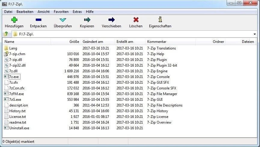 *** 7ZIP Datenkompressionsprogramm *** 32bit+64-bit Windows, ZIP, RAR, TAR *** - Bild 4 von 4