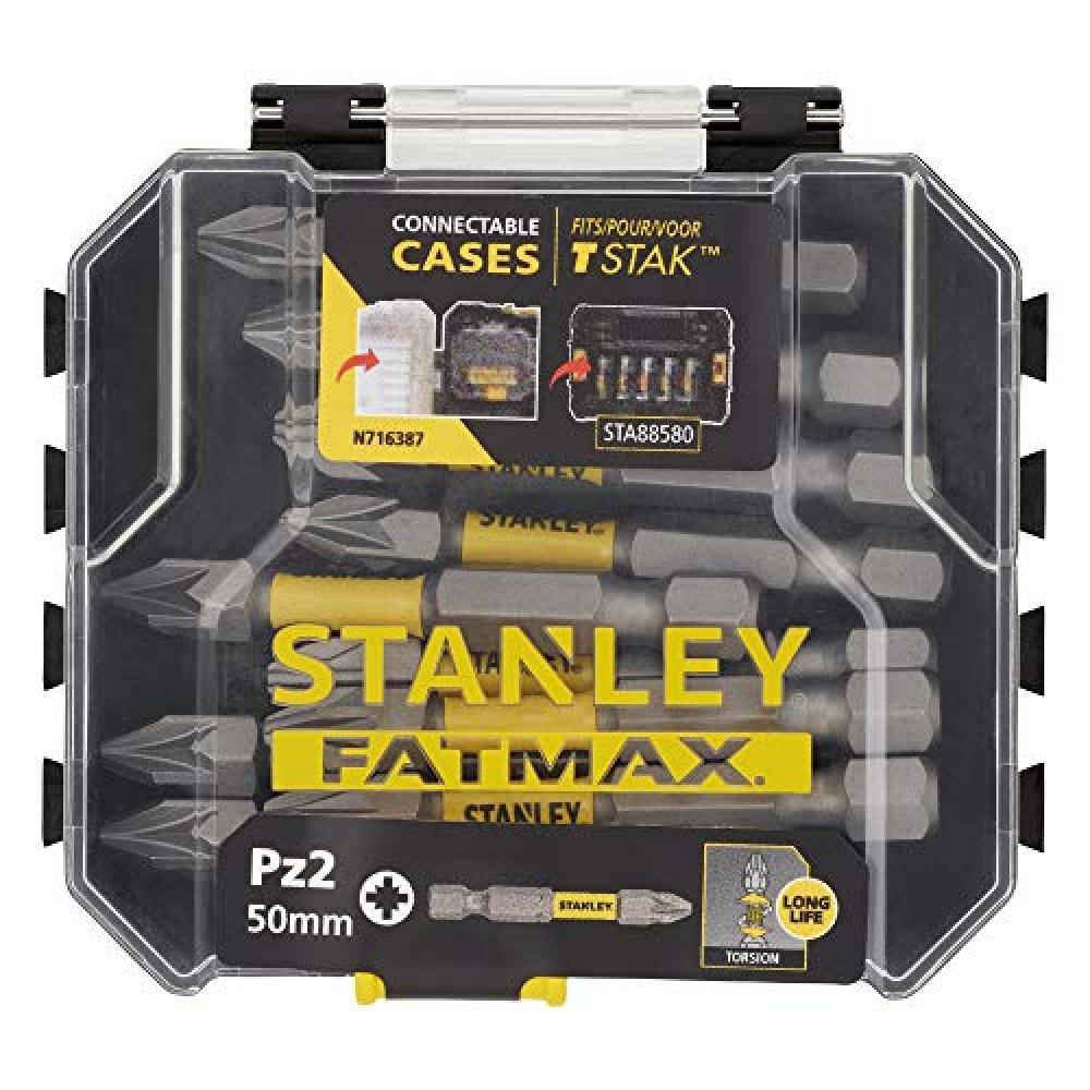 (TG. One Size) Stanley fatmax sta88572-xj set di inserti per avvitatura a impuls
