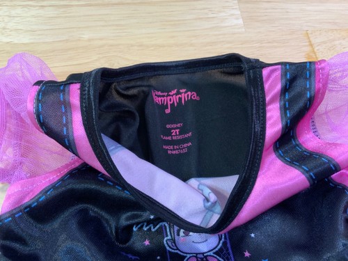 New Girl’s/Toddler Disney Junior Vampirina PJ Dress/Gown or Play Dress Size 2T* - Foto 3 di 4