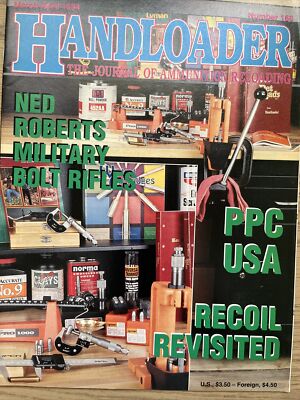 HANDLOADER AMMUNITION RELOADING JOURNAL  -  MARCH - APRIL 1994