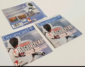 Tom Clancy's Rainbow Six Rogue Spear Sega Dreamcast PAL + Manual & Inlays 