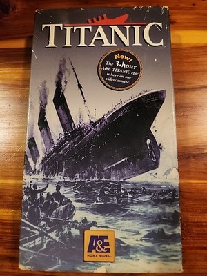 Titanic (VHS 1997) The Comprehensive 3 Hr Story A&E Documentary