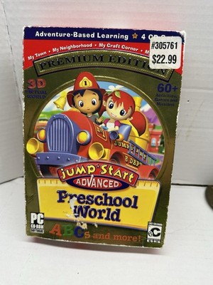 Jumpstart Advanced Preschool World CD-ROM Premium Edition Game New Win XP ML440