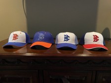 Lot of 4 Brooklyn Cyclones Adjustable Caps/ Hats New and Unused
