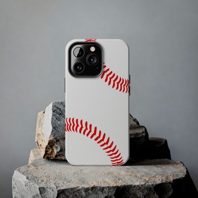 Baseball iPhone 11-17 Max, Pro and Slim Cases, Samsung Galaxy S21-S25 Cases 