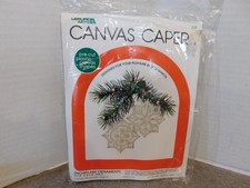 Leisure Arts Needlepoint Snowflake Ornaments Kit NOS