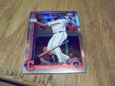 JHONKENSY NOEL   ROOKIE    2025 TOPPS CHROME  BASEBALL CARD # 291