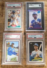 1989 Ken Griffey Jr. Rookie Graded Card Lot. 4 Cards All Graded As A 9.