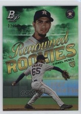 2019 Bowman Platinum Green Refractor 32/99 Cionel Perez #RR-16 13ve
