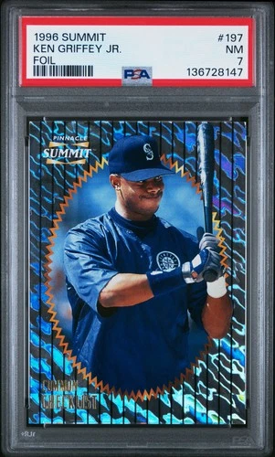 1996 Summit #197 Ken Griffey Jr. RARE Foil PSA 7
