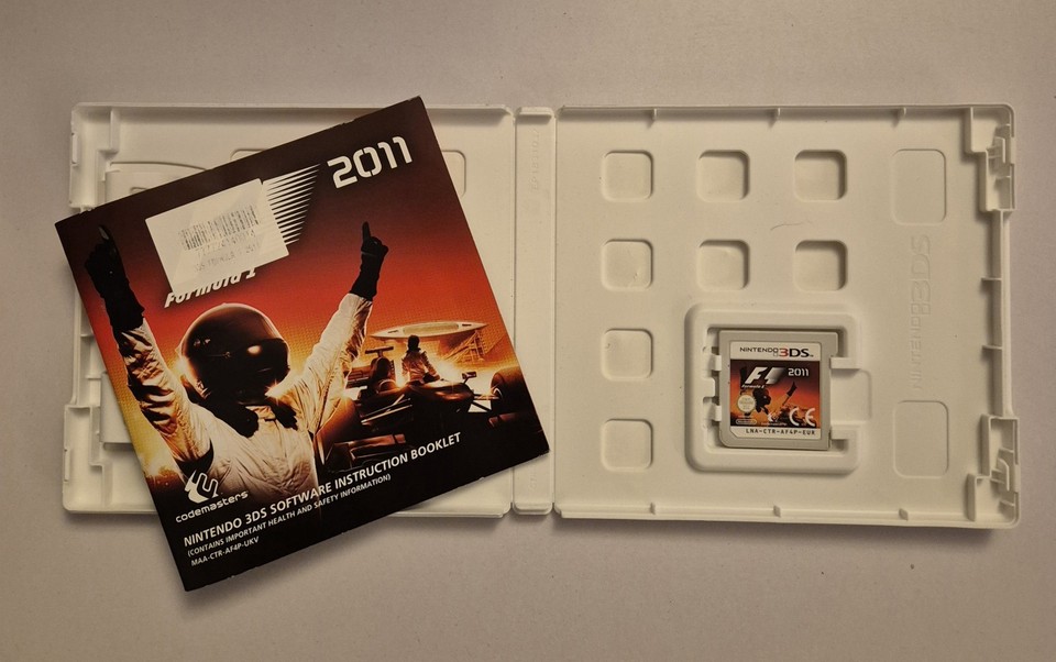 F1 2011 Nintendo 3DS Racing Game with Manual | eBay