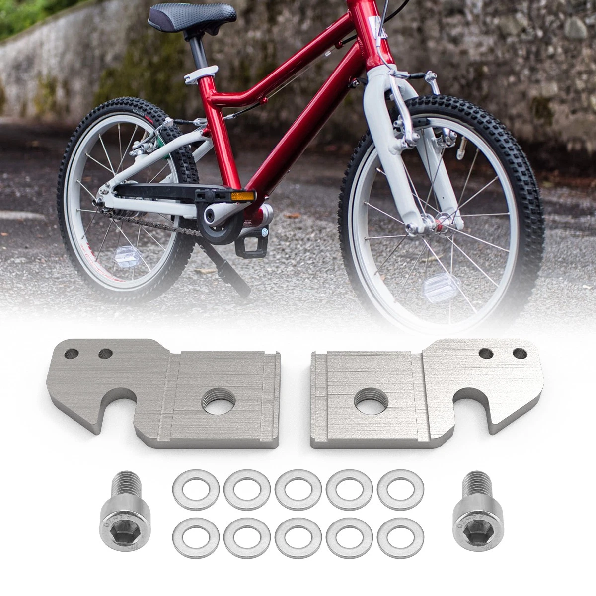 Paire De Roulettes Stabilisateur Pour Vélo Enfant - Compatible Roues 16 à 24 Pouces