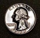 🟅 1960 PROOF 90% Silver Wash. Quarter 25¢