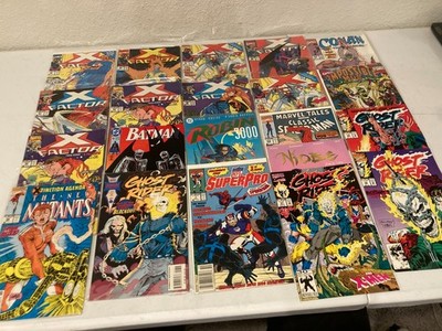 ''Marvel & DC Comic Lot X-Factor Ghost Rider Spider-Man Batman Niobe 20+ Issues