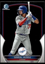Samuel Munoz 2023 Bowman Chrome Prospects #BCP80 Los Angeles Dodgers 28397