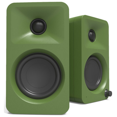 Kanto Audio Ora Lautsprecher Grün Moos - Bluetooth Aktiv Desktop Kompakt