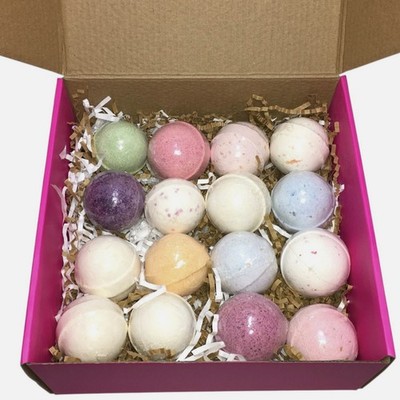 Perfectly Posh Lot of 16 Mixed Fizi Bath Bombs Assorted Scents