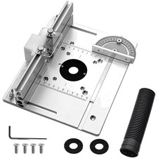 Frästisch Einlegeplatte Oberfräse Router Aluminium Sandgestrahlt